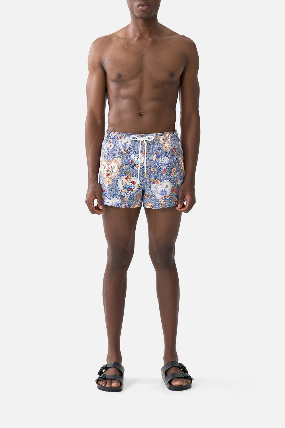 SHORT LENGTH BOARDSHORT WITH ELASTIC WAIST THE POTTERY PARLOUR
