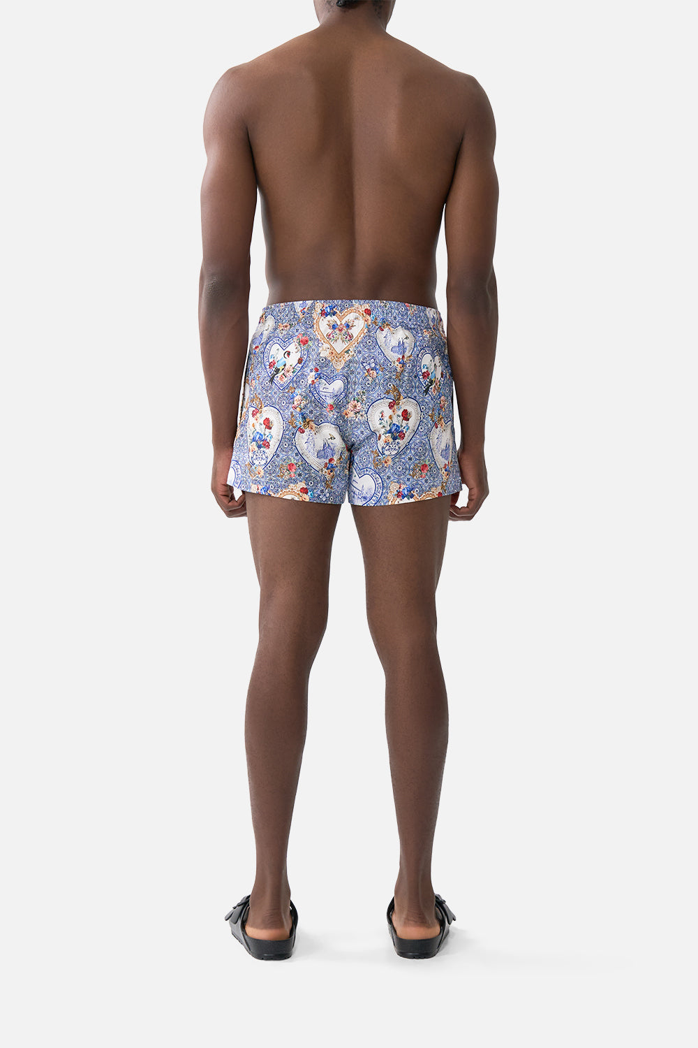 SHORT LENGTH BOARDSHORT WITH ELASTIC WAIST THE POTTERY PARLOUR