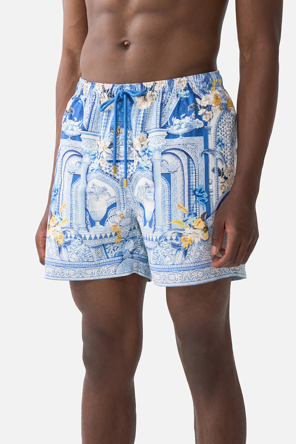 MID LENGTH BOARDSHORT WITH ELASTIC WAIST DE NADA GRANADA