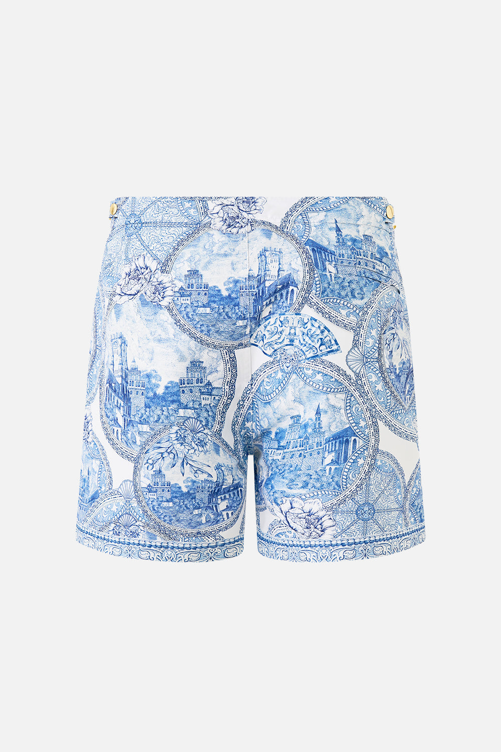 MID LENGTH BOARDSHORT WITH FIXED WAIST THE HUM OF THE ALHAMBRA