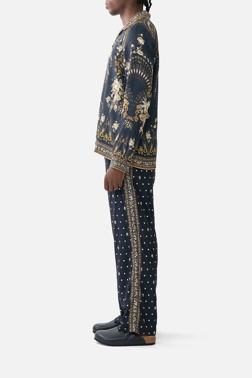 LONG SLEEVE CAMP COLLARED SHIRT FLAMENCO FOLKLORE