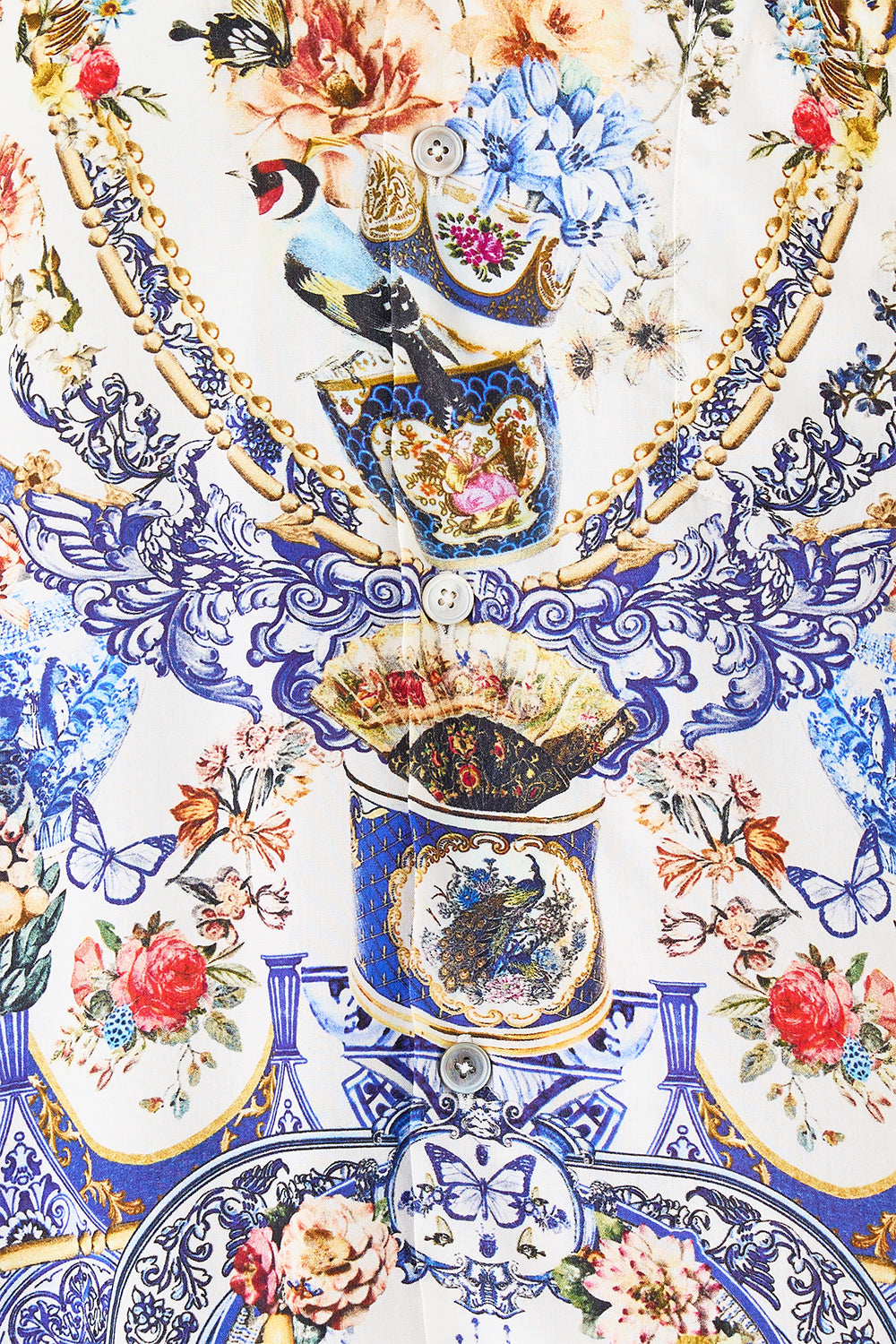 SHORT SLEEVE CAMP COLLARED SHIRT THE POTTERY PARLOUR