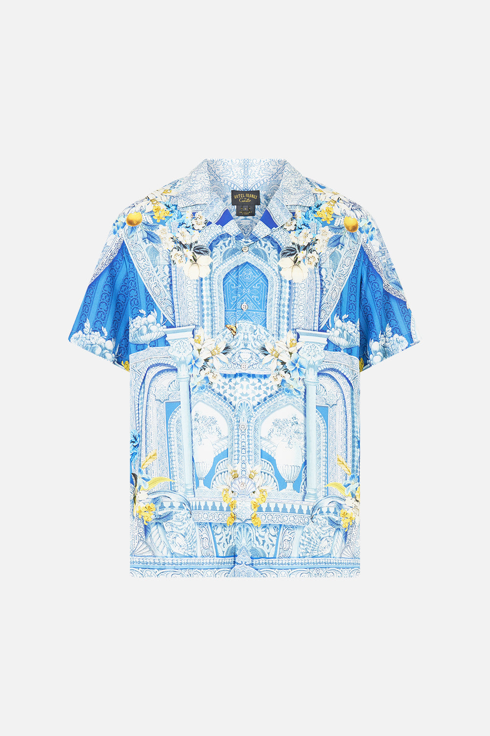 SHORT SLEEVE CAMP COLLARED SHIRT DE NADA GRANADA
