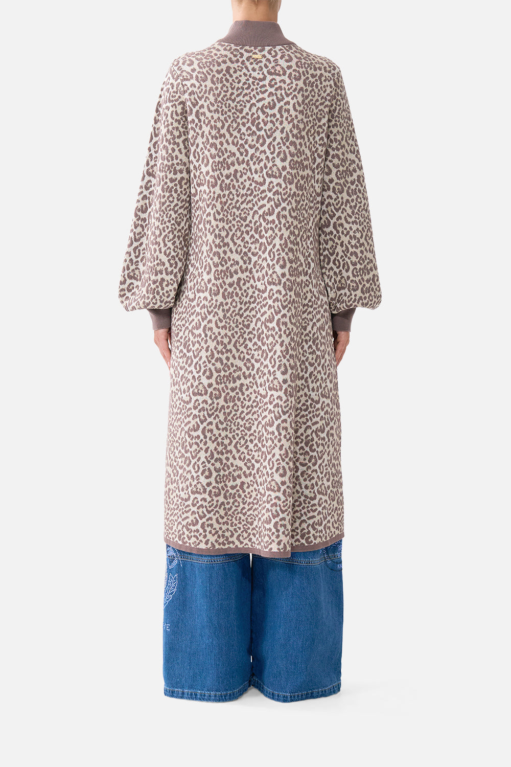 A-LINE KNIT COAT ARANJUEZ ANIMALIA