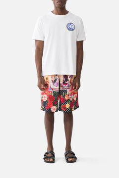 BAGGY LONG WALK SHORT WITH ELASTIC WAIST DAUGHTERS OF DUENDE