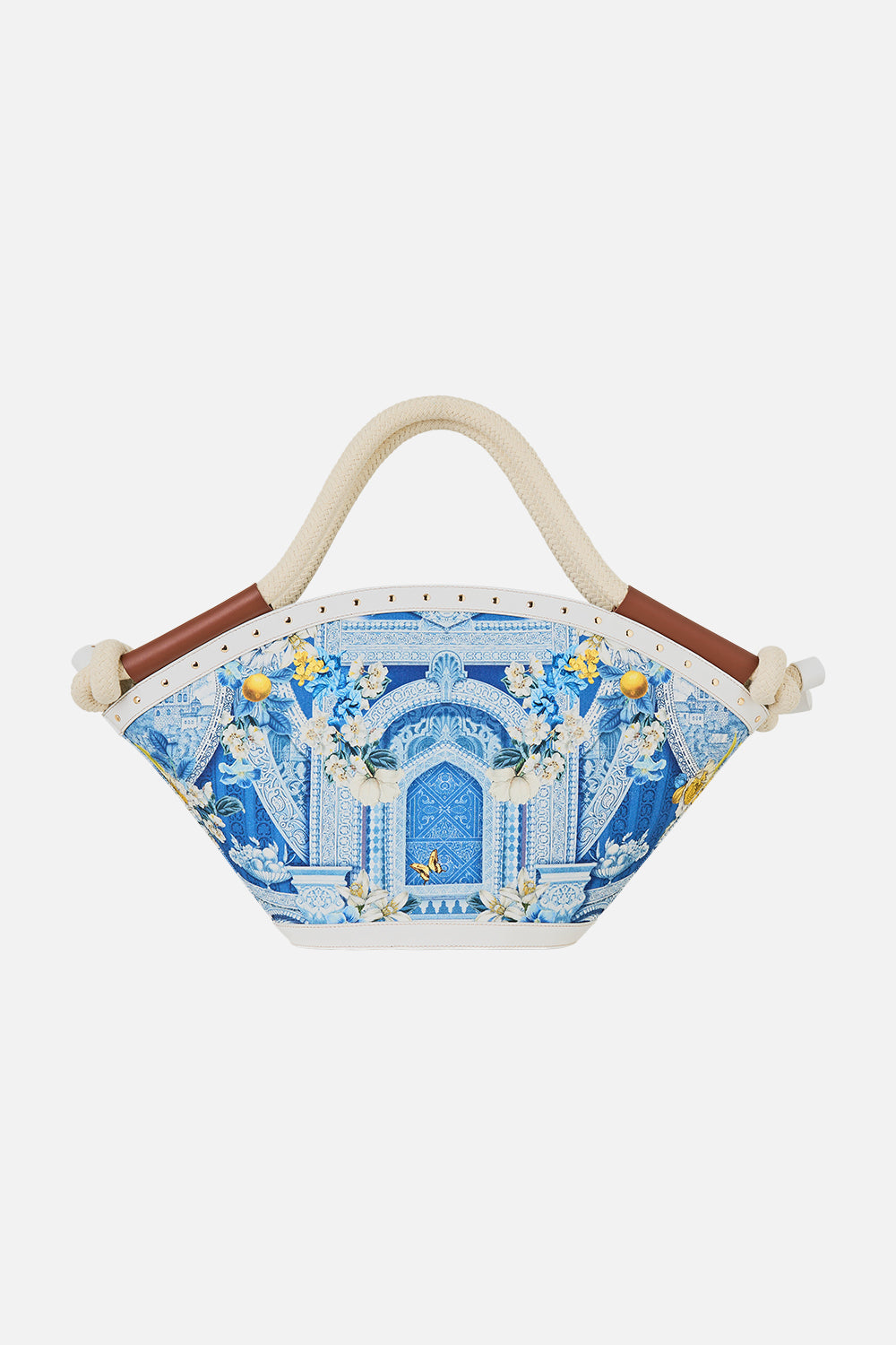 The CAMILLA canvas tote bag in our print De Nada Granada.