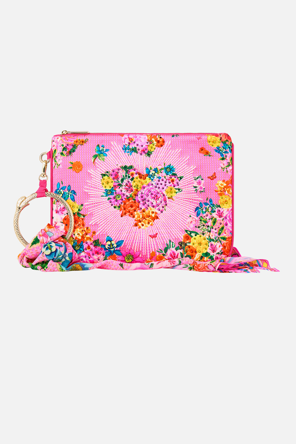 RING SCARF CLUTCH ILLUSTRATION NATION