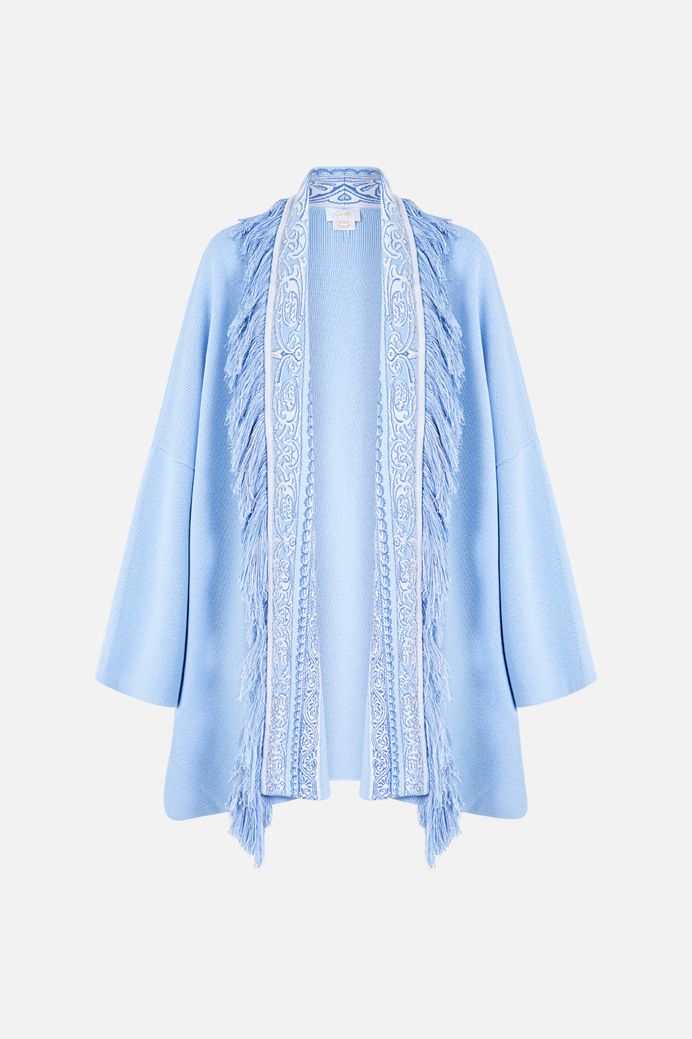 The CAMILLA RELAXED KNIT LAYER THE HUM OF THE ALHAMBRA in our  print.