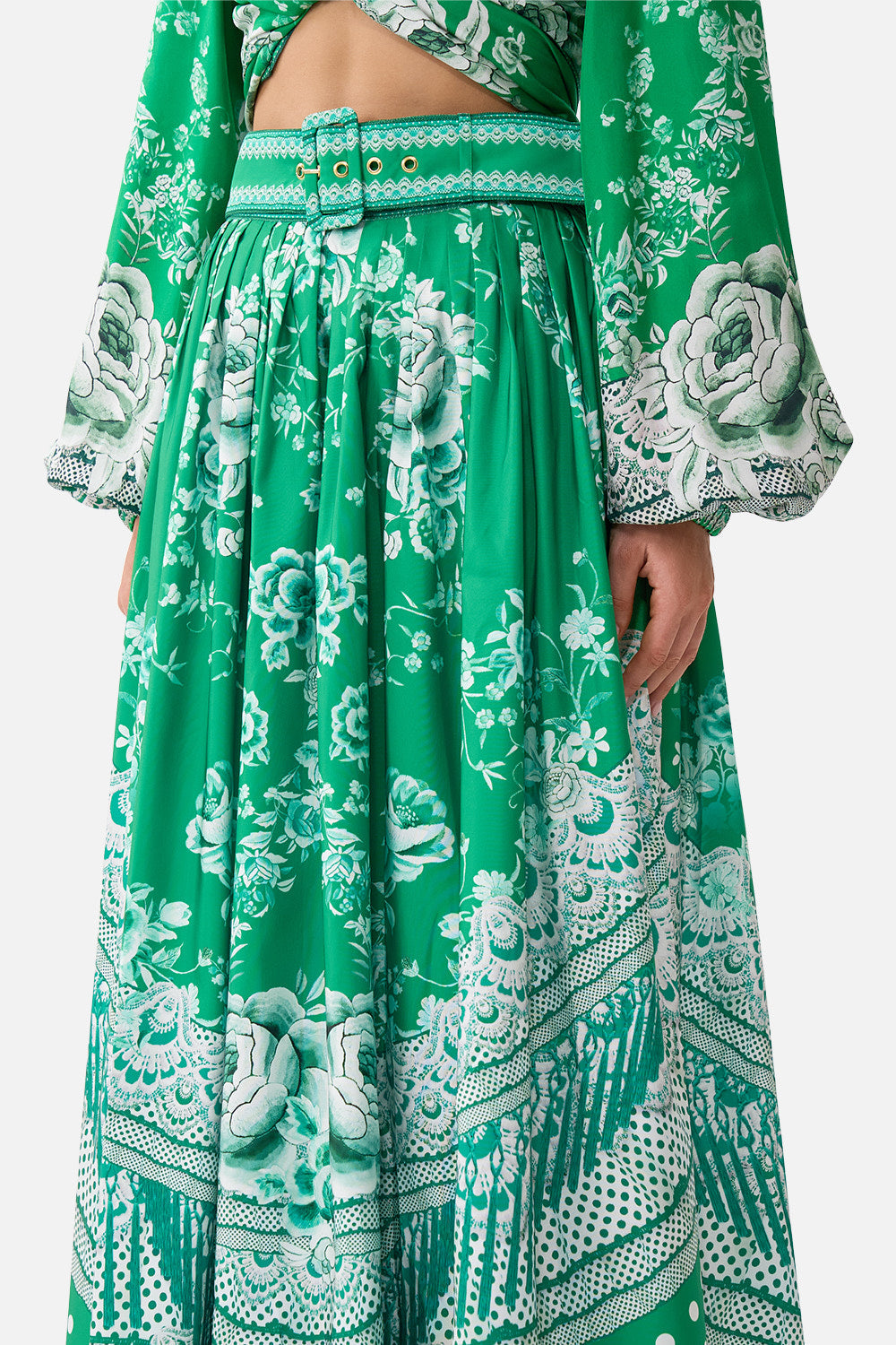 BELTED MAXI SKIRT SACROMONTE SEÑORITA