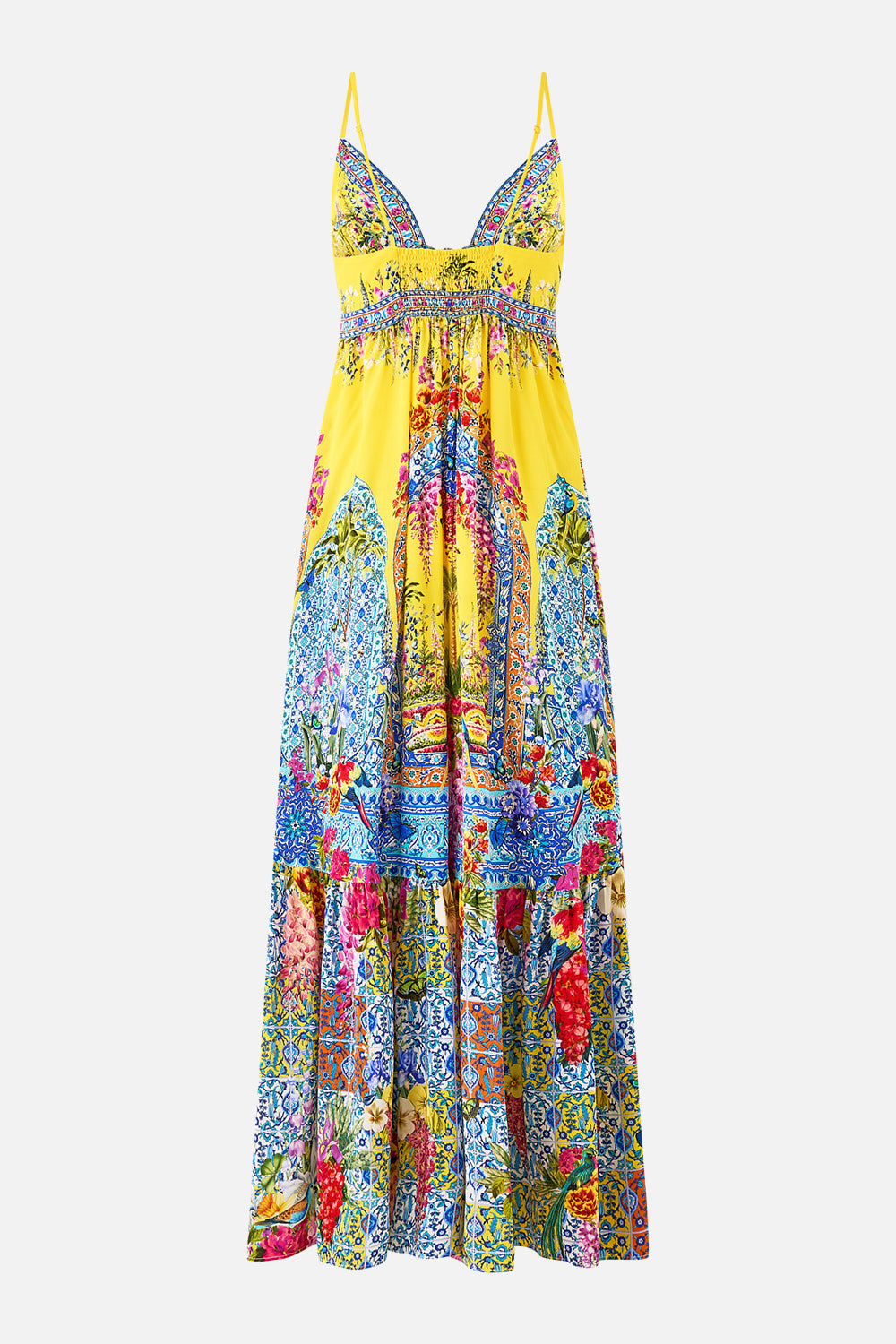 The CAMILLA TIE FRONT DRESS SULTANAHMET SUMMER in our  print.