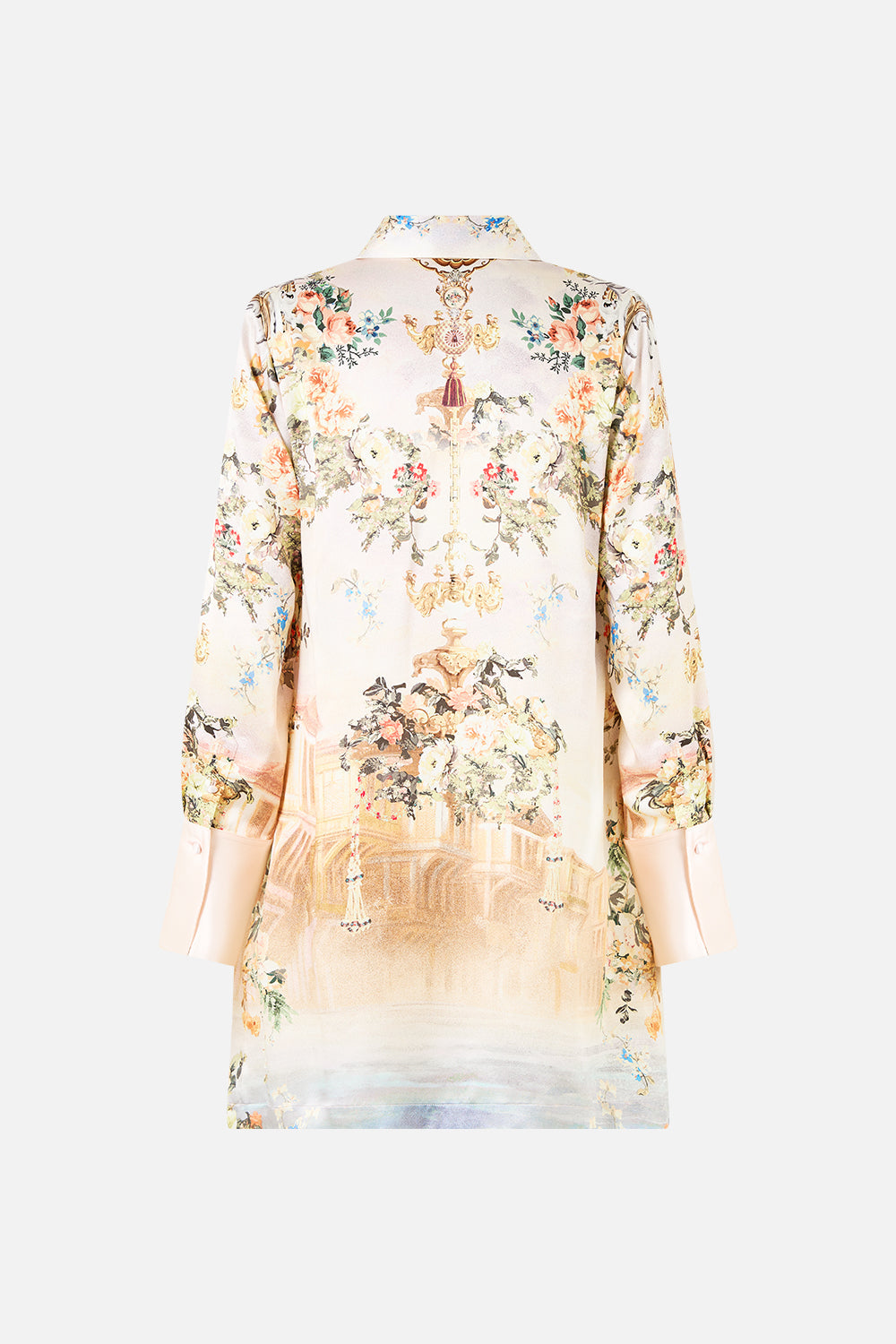 The CAMILLA MINI SHIRT DRESS TWILIGHT IN ISTANBUL in our  print.