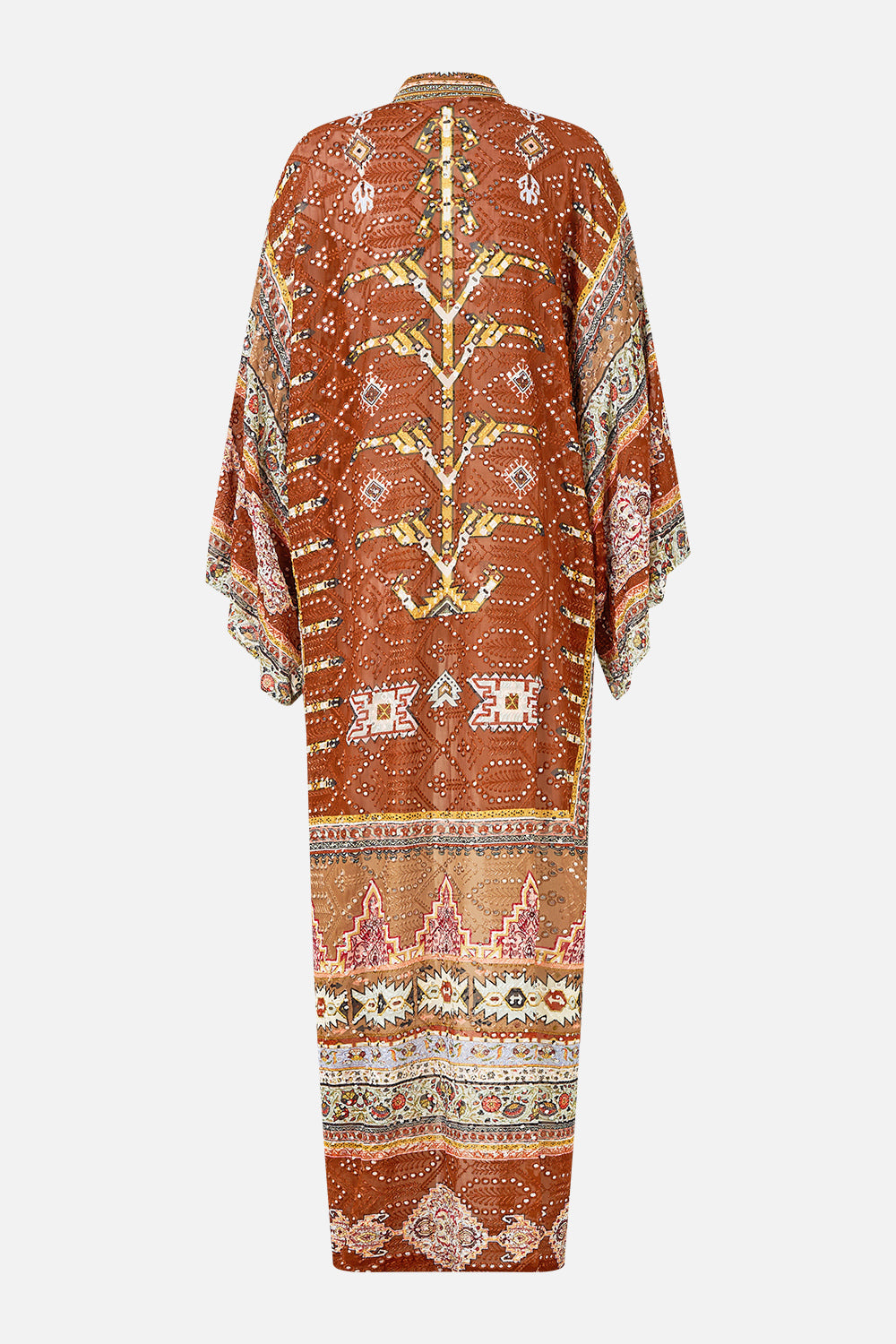 KIMONO LAYER WITH COLLAR FABRIC OF TIME