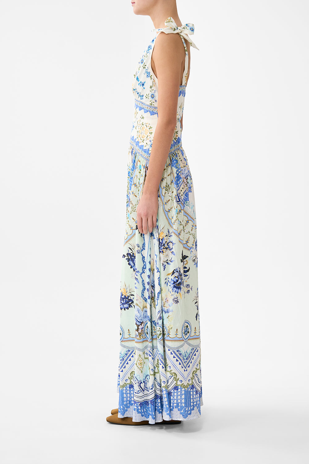 TIE SHOULDER DRESS MY HOMESPUN HEART