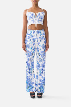 BIAS CUT DRAWSTRING PANT ALL ABOUT THAT LACE