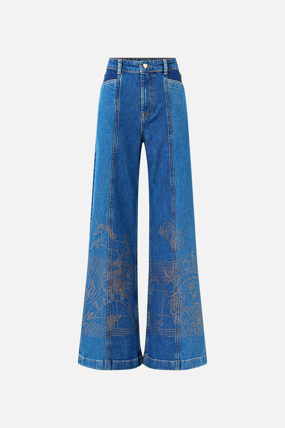 JENNA ZODIAC ZONE HIGH WAISTED FLARE DENIM