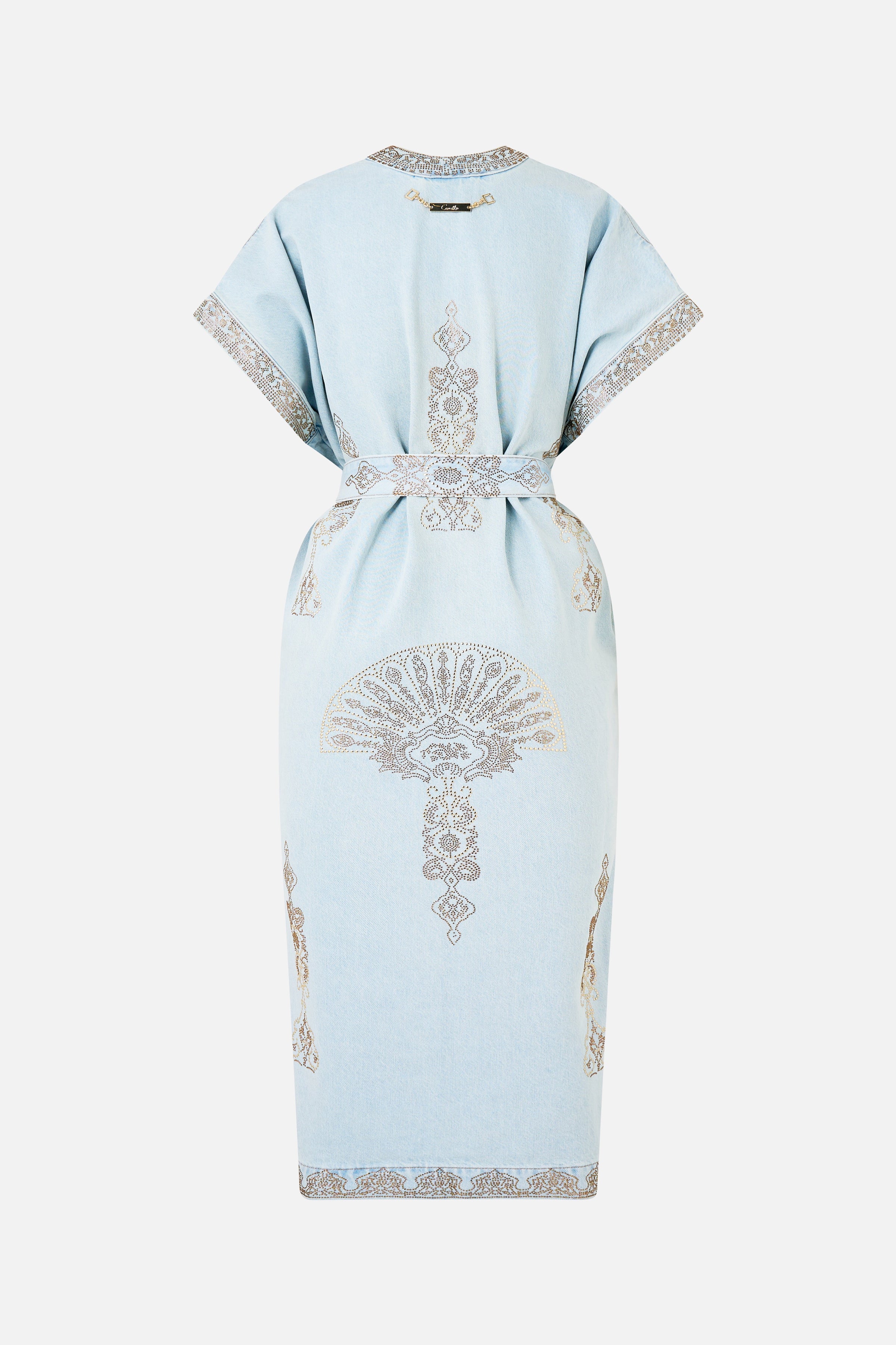 ALIKA ISTANBUL ALCHEMY BELTED KAFTAN DENIM