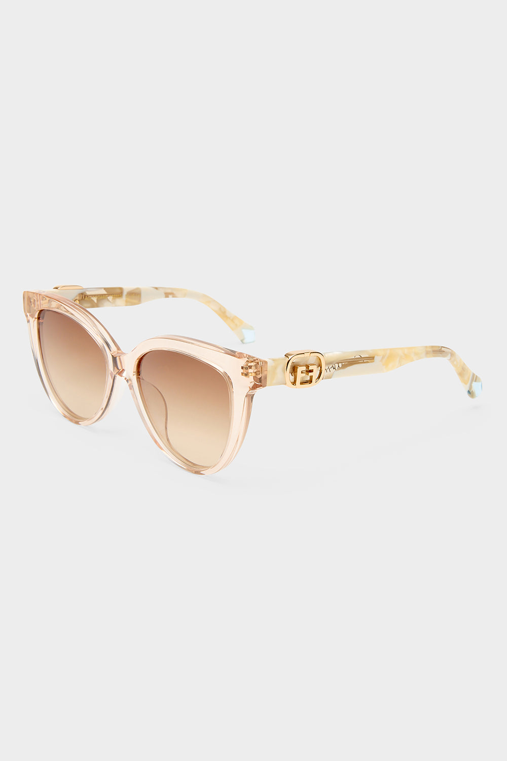 ALL ABOARD SUNGLASSES LINEN / IVORY MARBLE