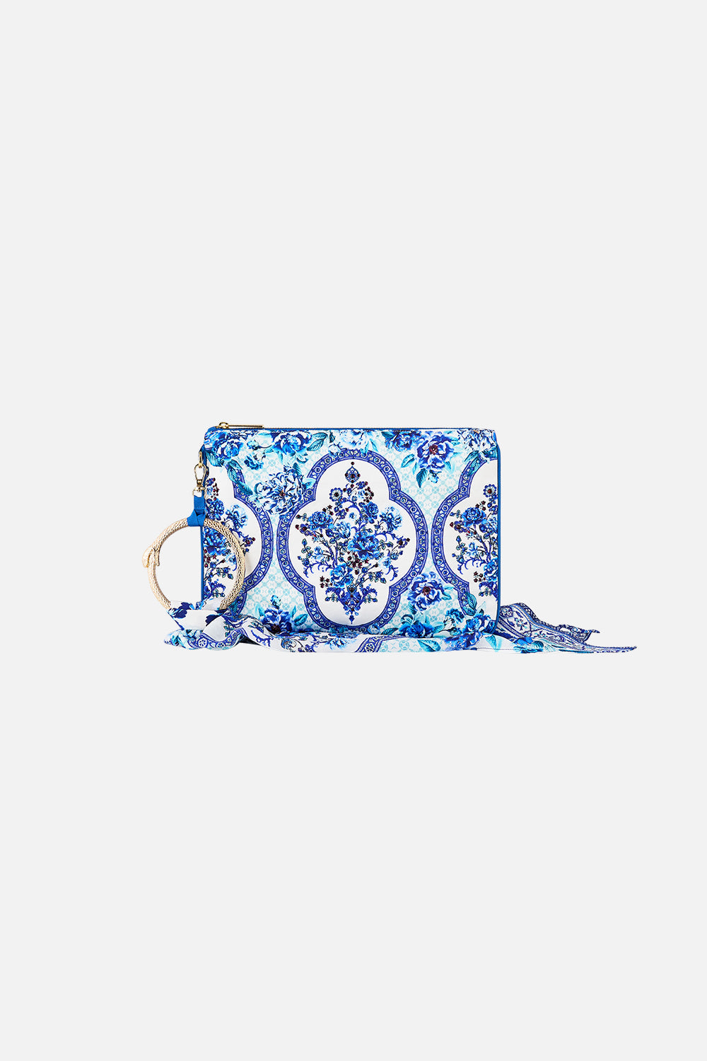 RING SCARF CLUTCH A CERAMIC GARDEN