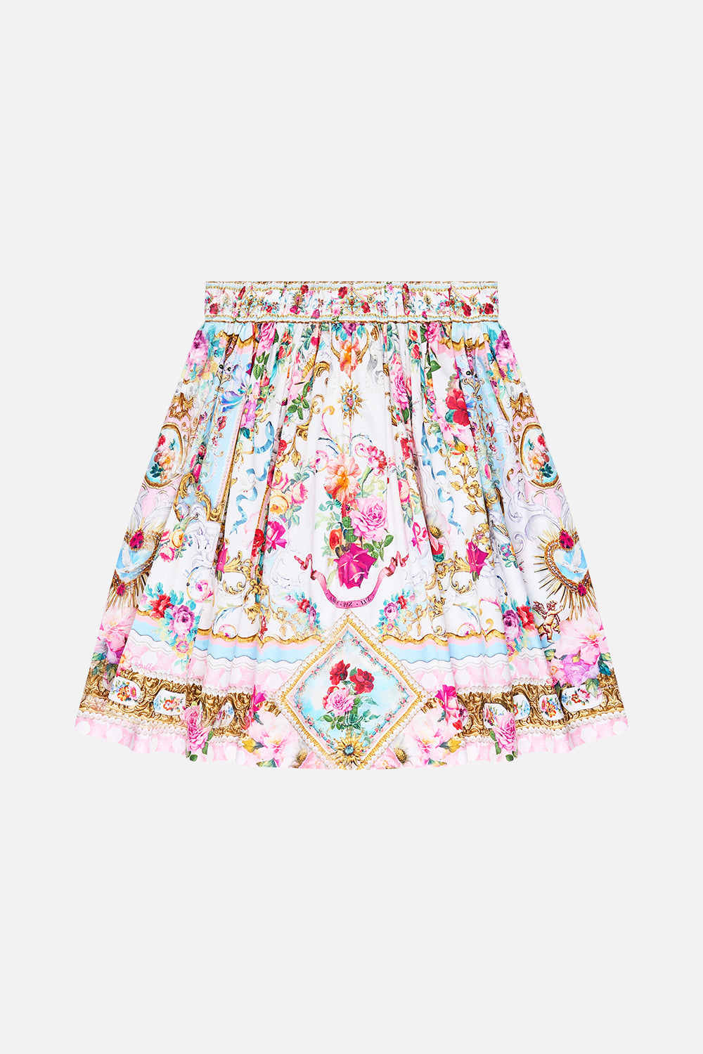 KIDS GATHERED A LINE MIDI SKIRT TORERO LIBERTINE