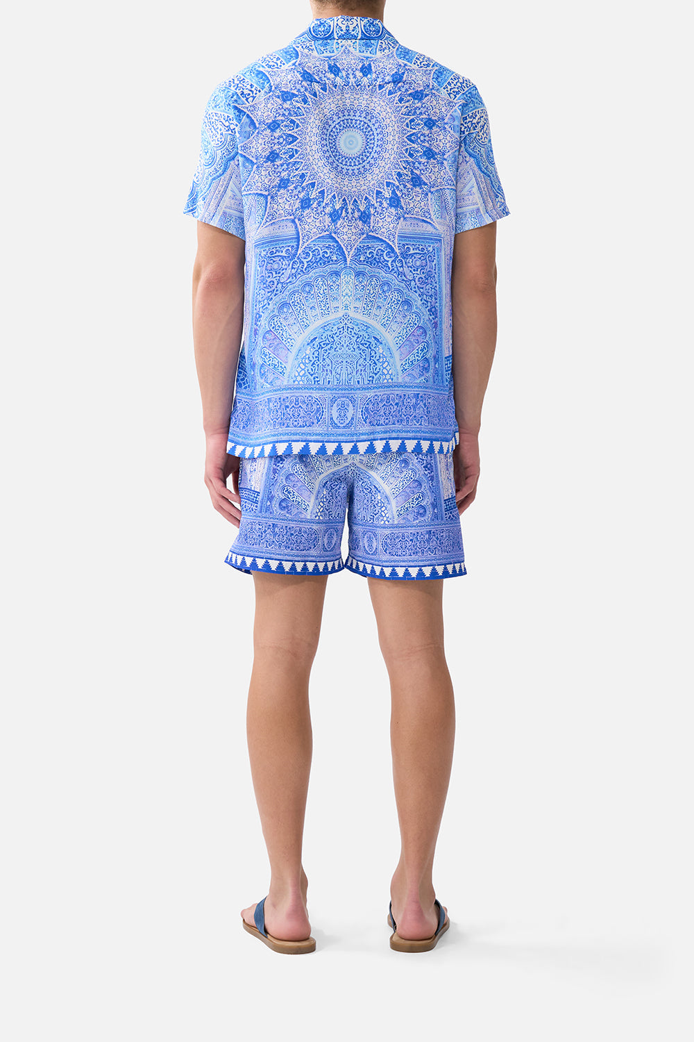 SHORT SLEEVE CAMP COLLARED SHIRT THE BOSPHOROUS