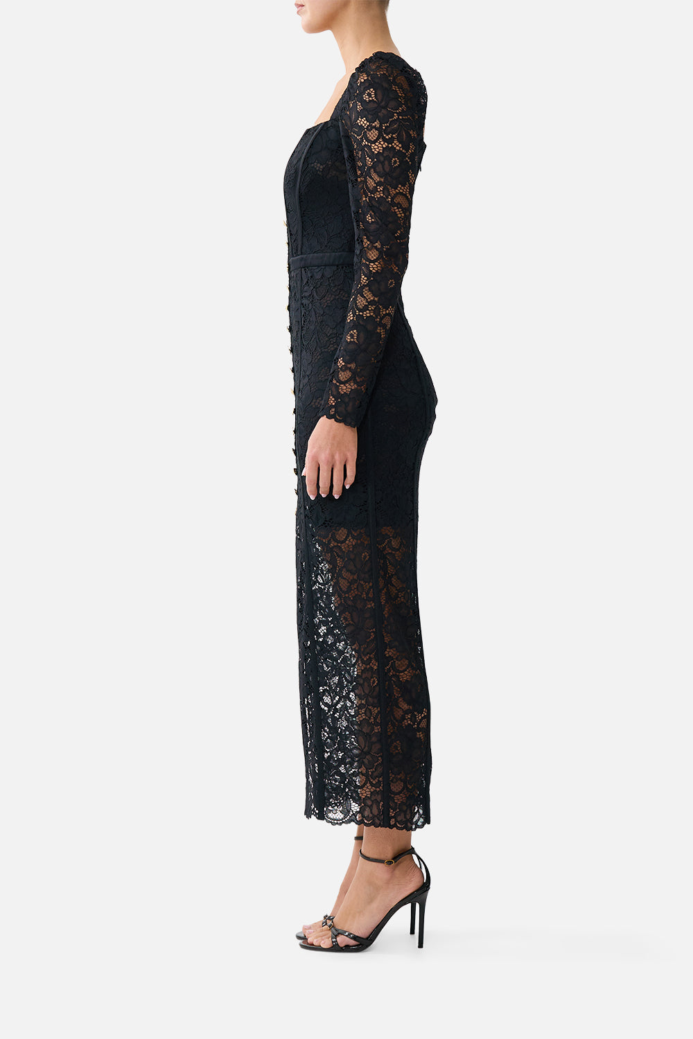 BUST DETAIL DRESS WITH LONG SLEEVE TAURUS RISING