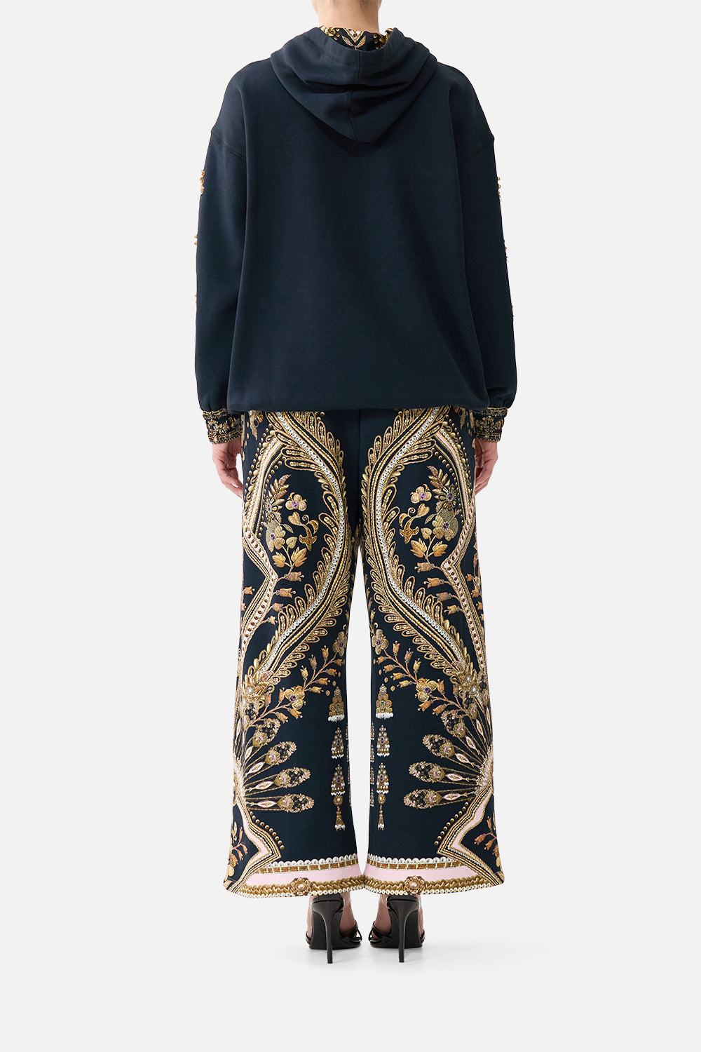 The CAMILLA HOODIE WITH POCKETS TAURUS RISING in our  print.