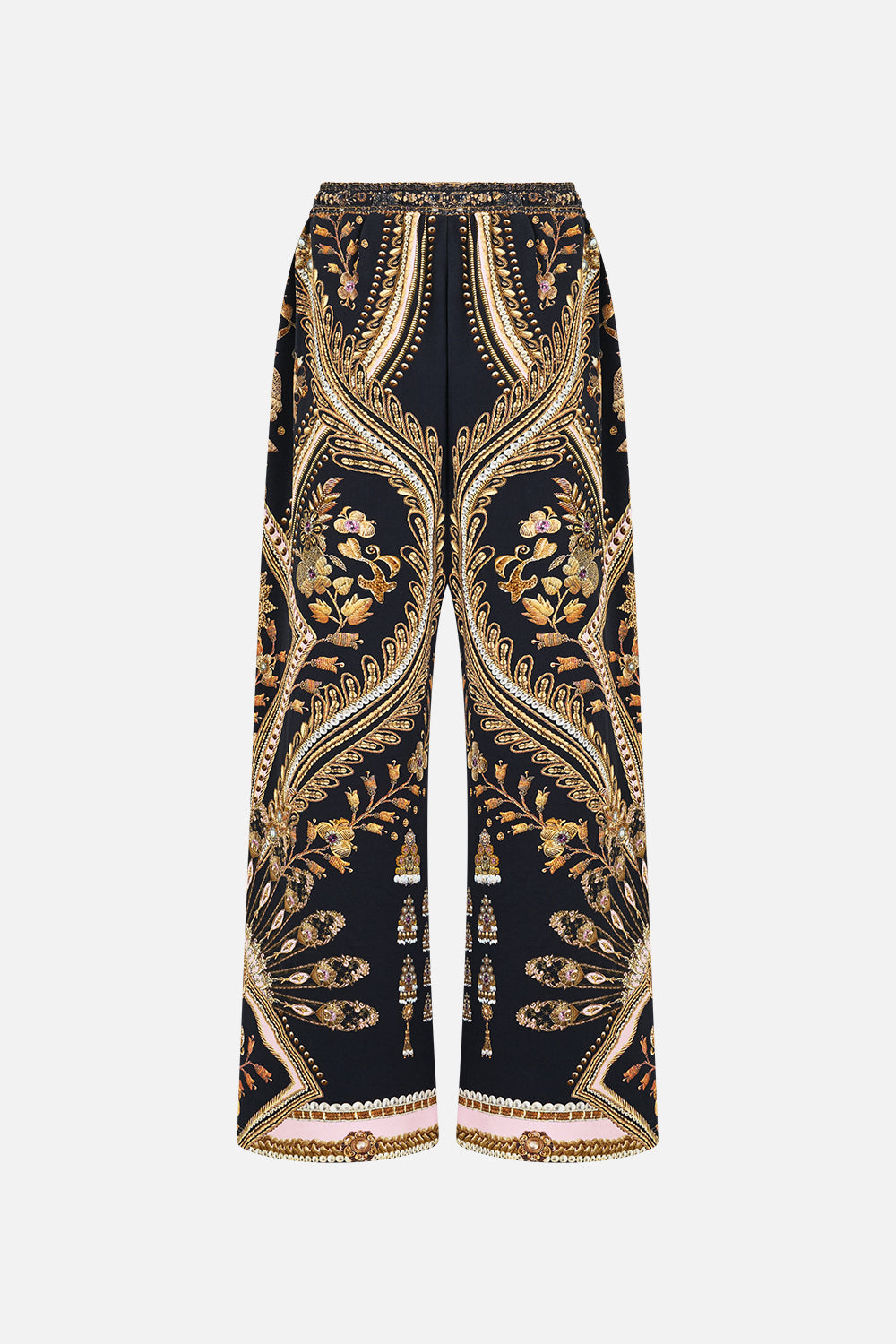 The CAMILLA STRAIGHT LEG TRACK PANT TAURUS RISING in our  print.