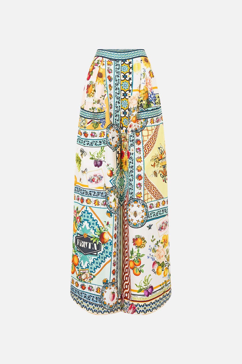 WIDE LEG TROUSER WITH FRONT POCKETS MAGIC OF THE MERCADO