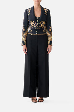 SLIM FIT CROPPED JACKET TAURUS RISING
