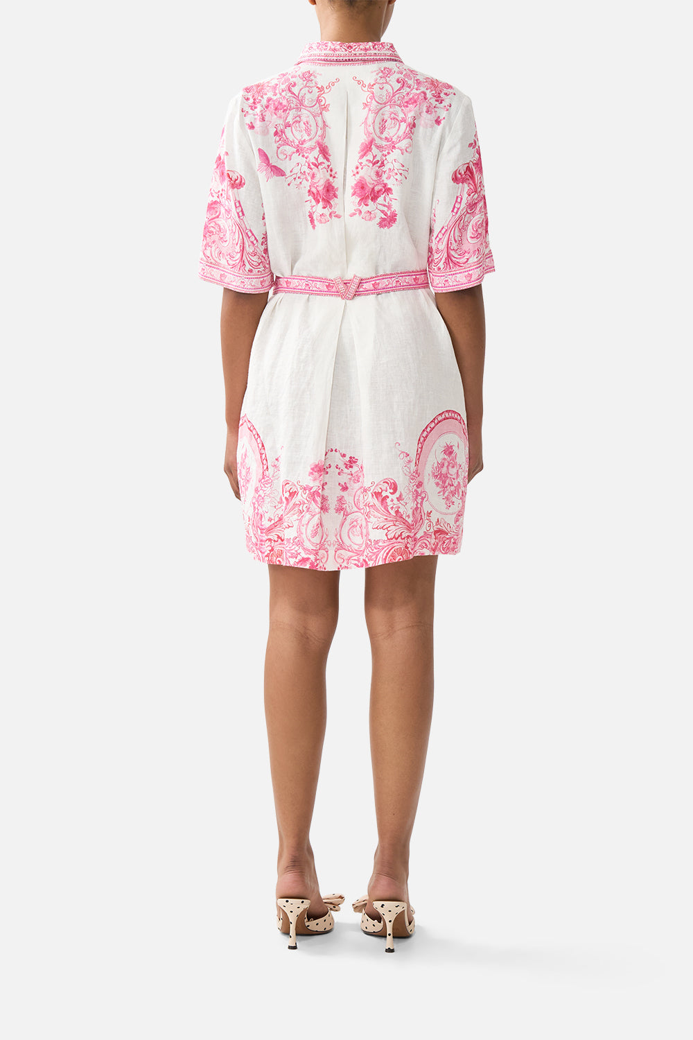 SHORT SHIRT DRESS LIVIN LA VIDA ROSA