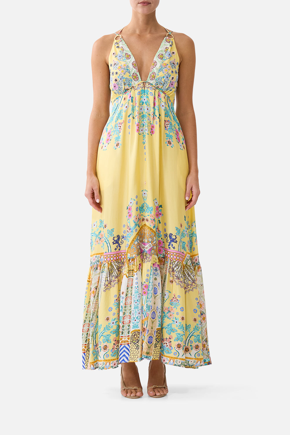 TIERED DRESS WITH HARDWARE BARCELONA BEB√â