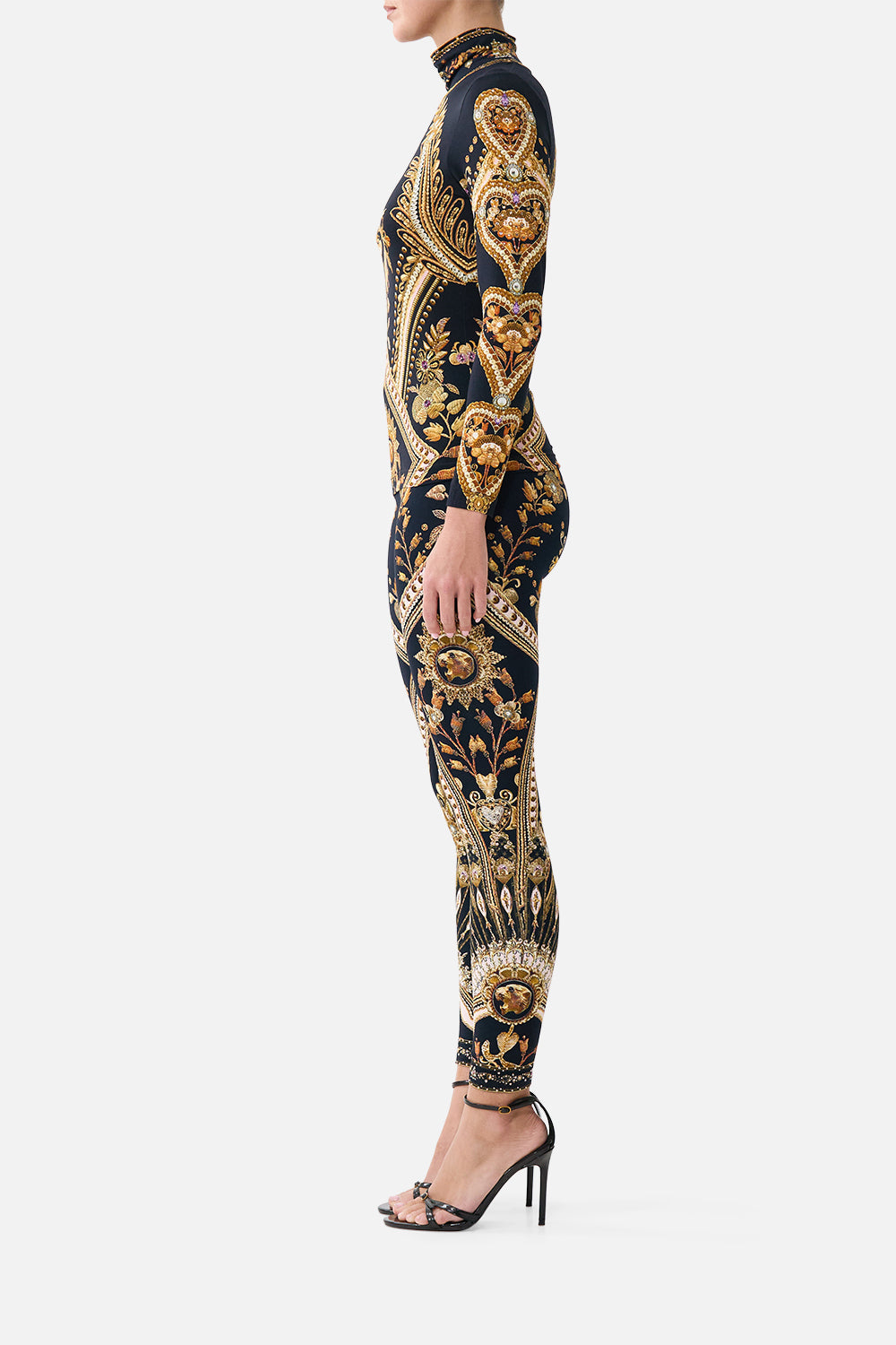 The CAMILLA LEGGINGS TAURUS RISING in our  print.
