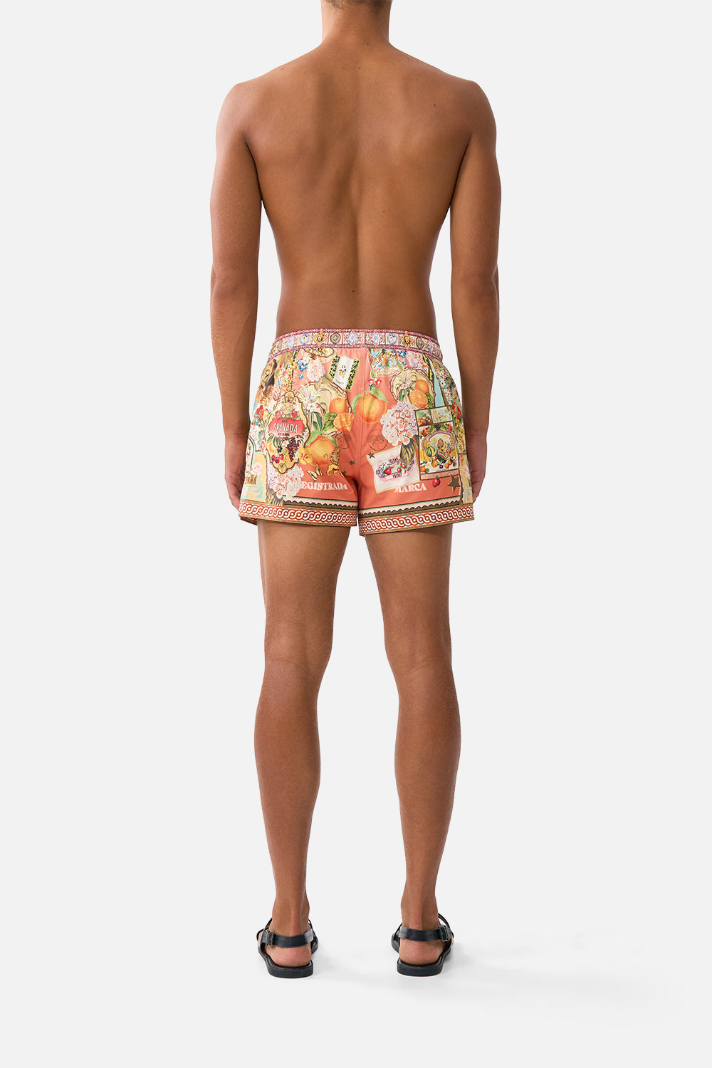 SHORT LENGTH BOARDSHORT WITH ELASTIC WAIST VA VA VINTAGE