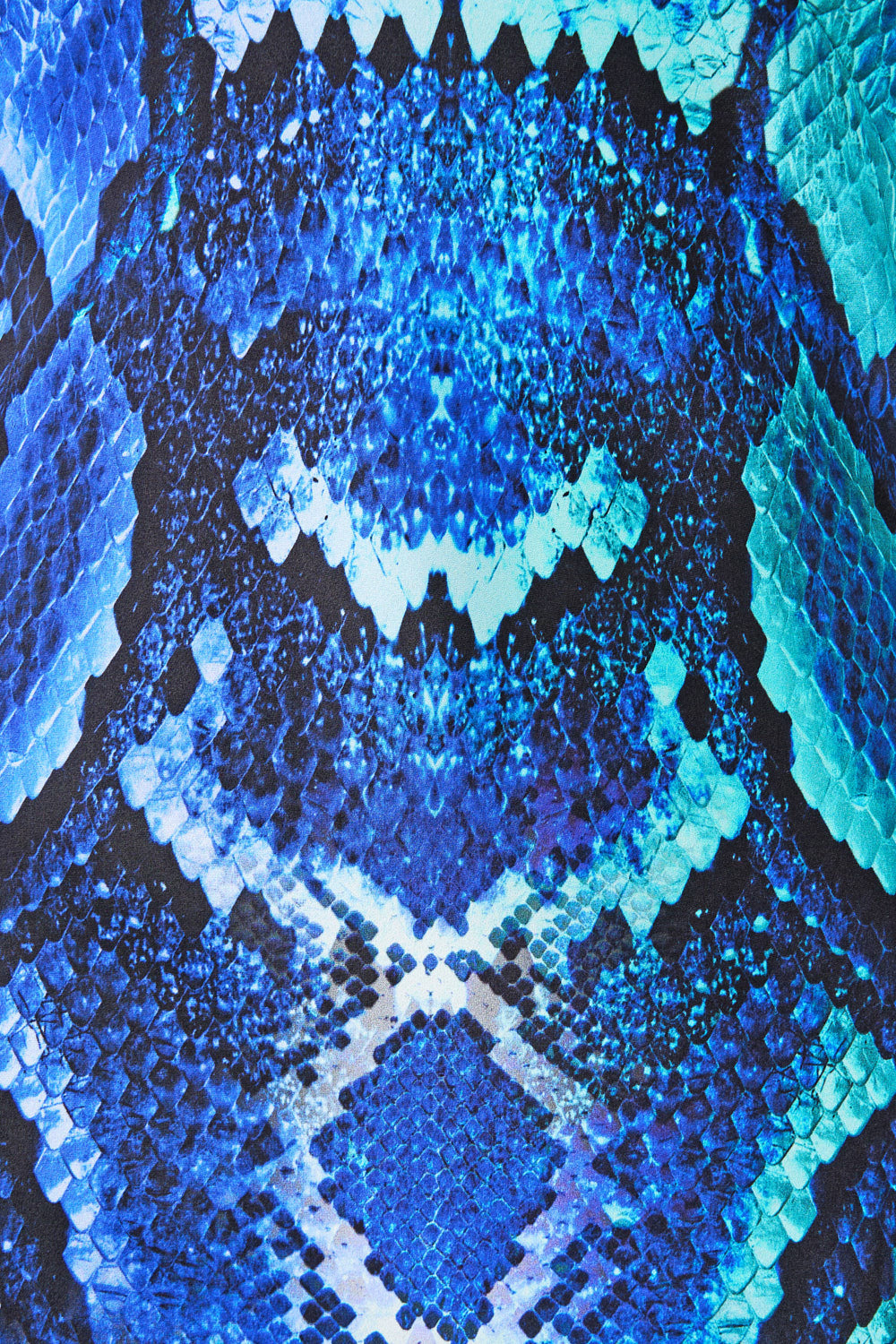 The CAMILLA V NECK FULL LENGTH BIAS SLIP DRESS THE SAPPHIRE SERPENT in our  print.