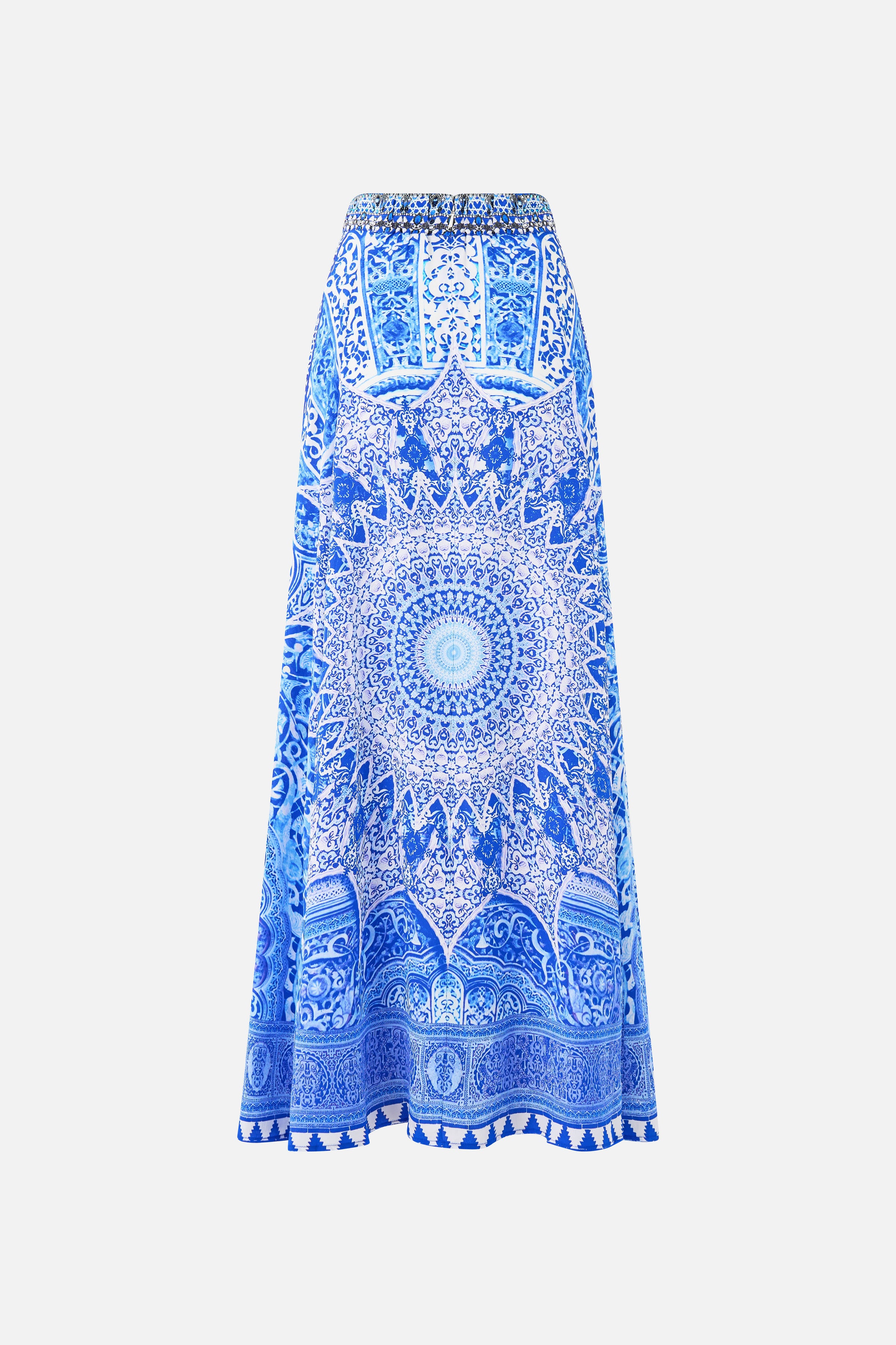 PANELLED FLARED LONG SKIRT THE BOSPHOROUS