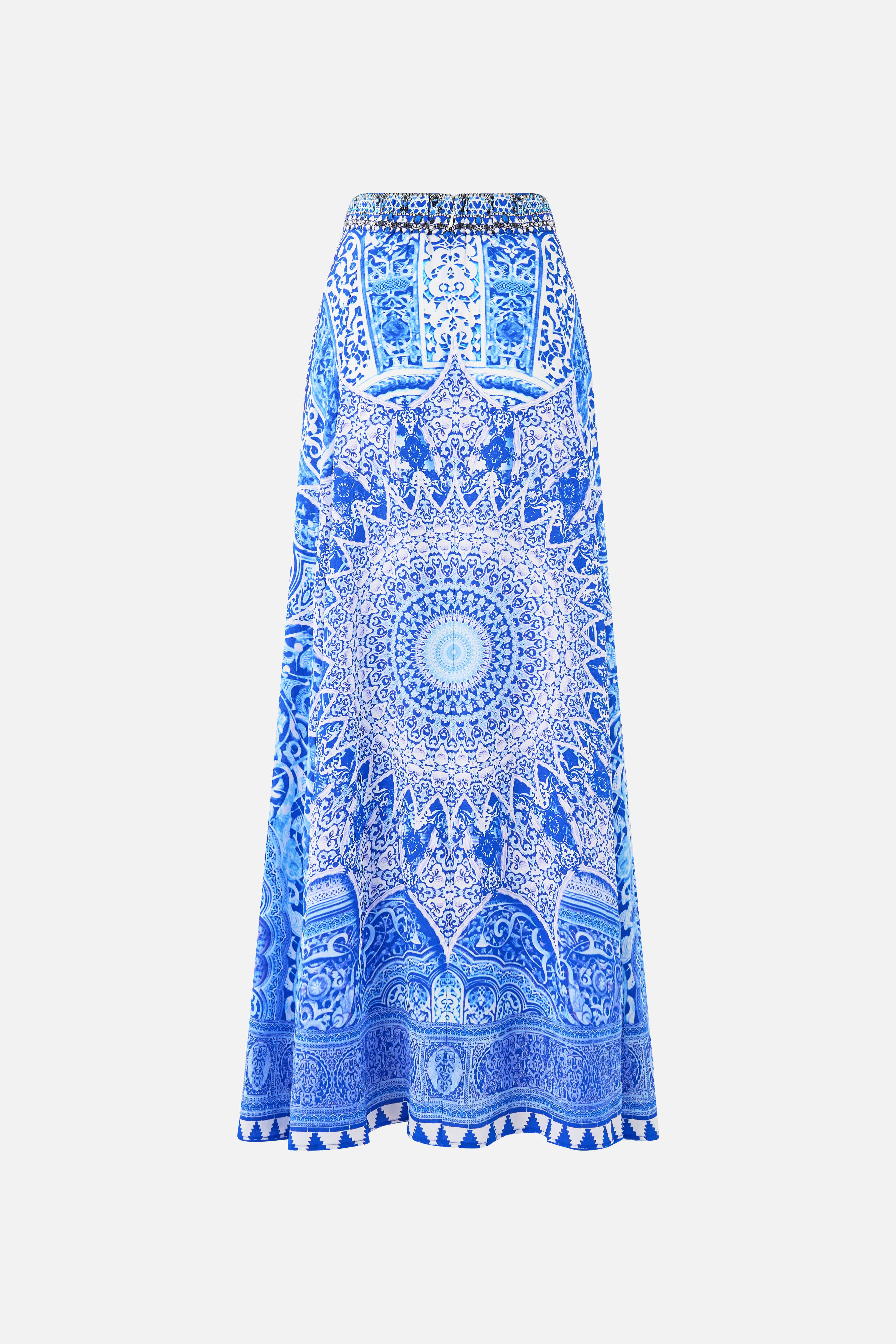 PANELLED FLARED LONG SKIRT THE BOSPHOROUS