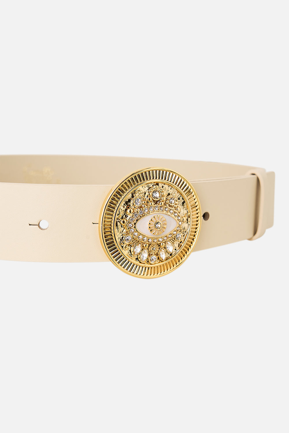 EVIL EYE BELT SOLID CREAM