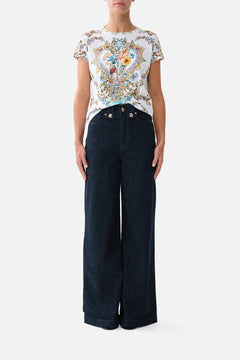 JENNA HIGH WAISTED FLARE DENIM