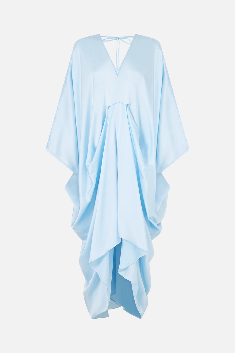 The CAMILLA DRAPE FRONT V NECK KAFTAN THE HUM OF THE ALHAMBRA in our  print.