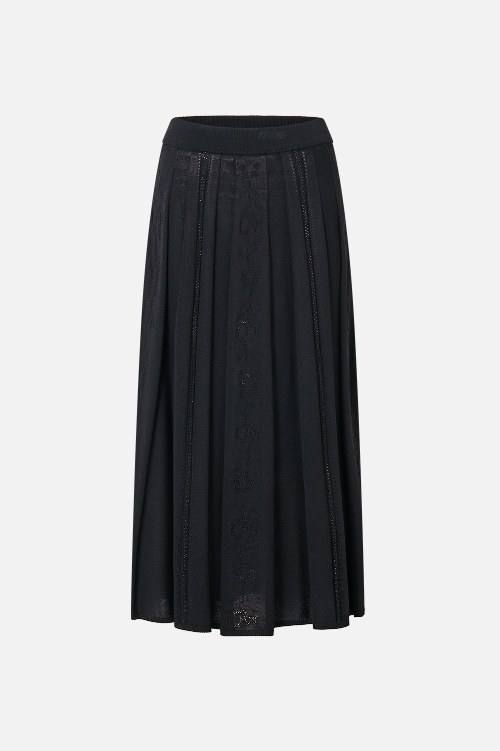 PLEATED KNIT SKIRT FLAMENCO FOLKLORE