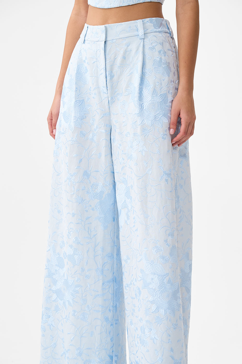 WIDE LEG WAISTED PANT SEVILLE SWEETHEART