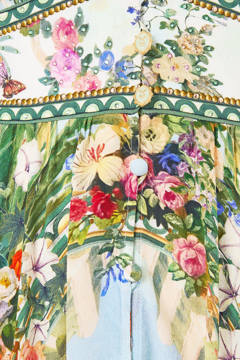 The CAMILLA LONG BUTTON FRONT DRESS ART FOR THE EMPRESS