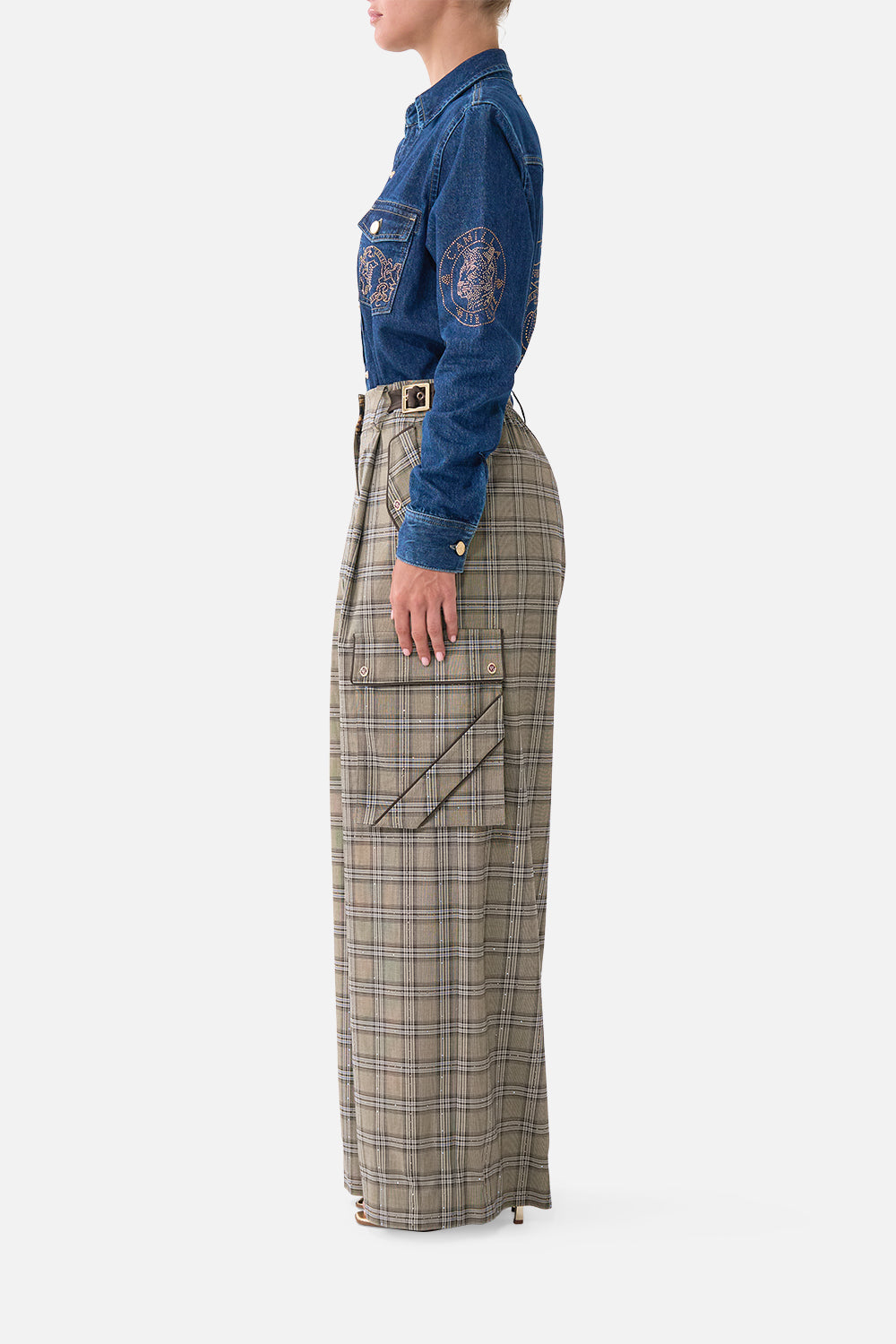 The CAMILLA Utility Pant Animals in the Palace in our Animals in the Palace print.