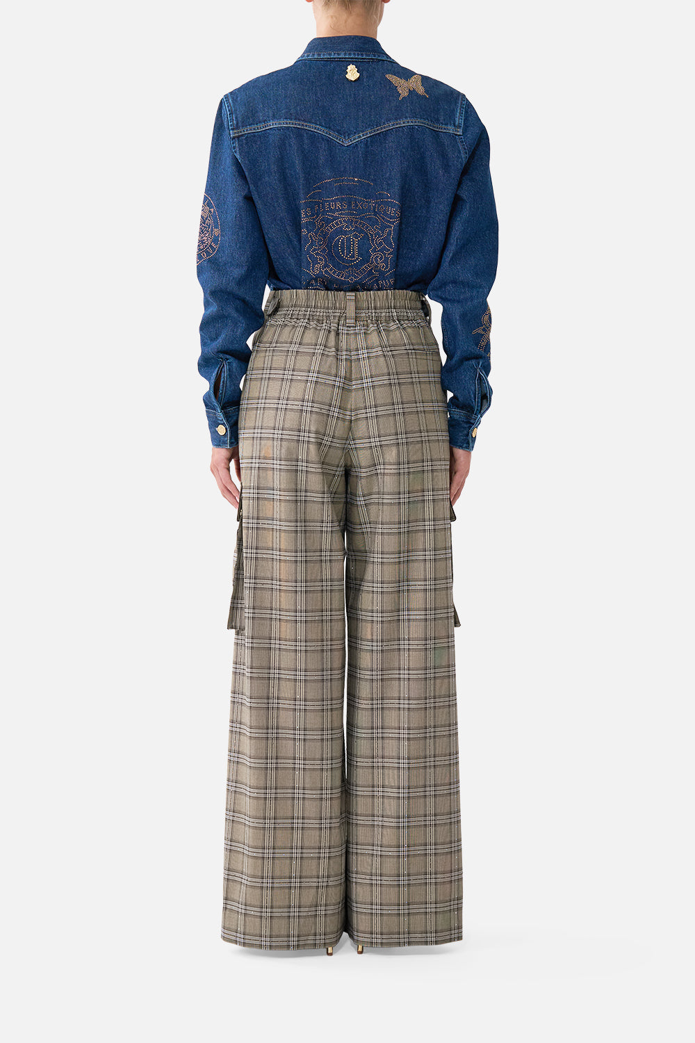 The CAMILLA Utility Pant Animals in the Palace in our Animals in the Palace print.