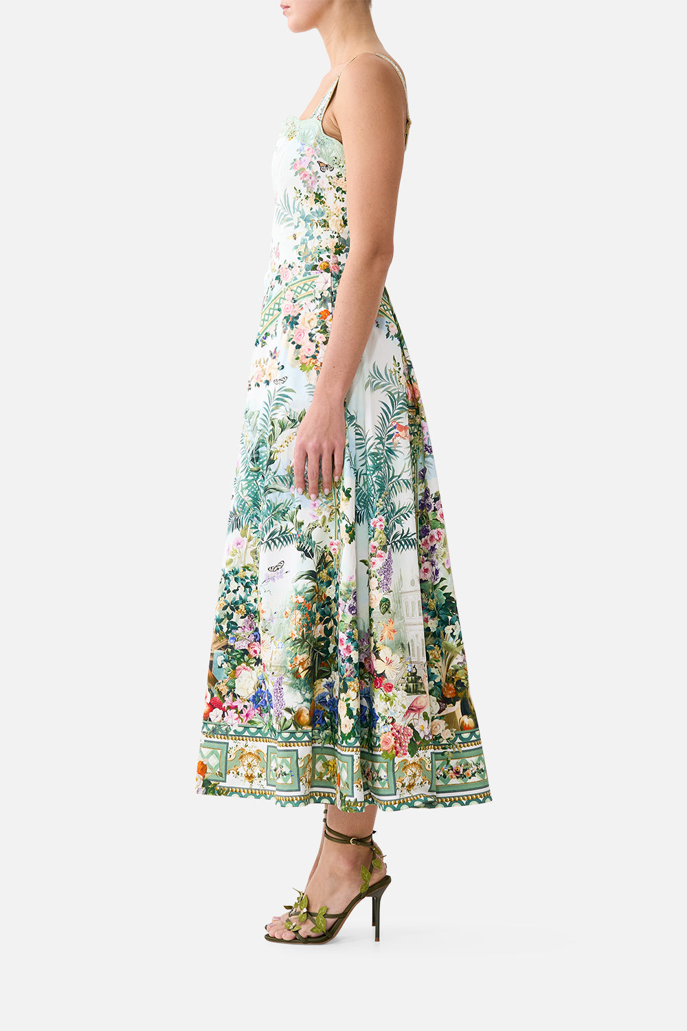 LONG FIT AND FLARE DRESS ART FOR THE EMPRESS