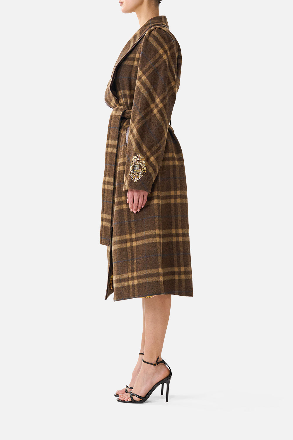 The CAMILLA Coat With Vest Detail Animals In The Palace in our Animals In The Palace print.