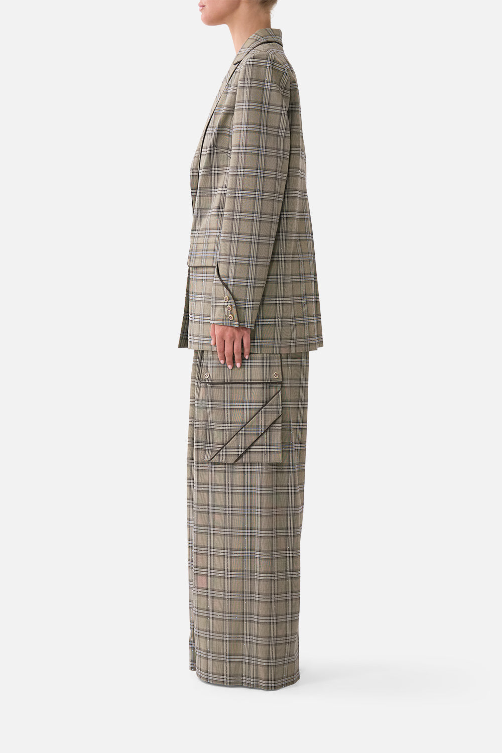 The CAMILLA Jacket with Sleeve Cut Out Detail Animals in the Palace in our Animals in the Palace print.