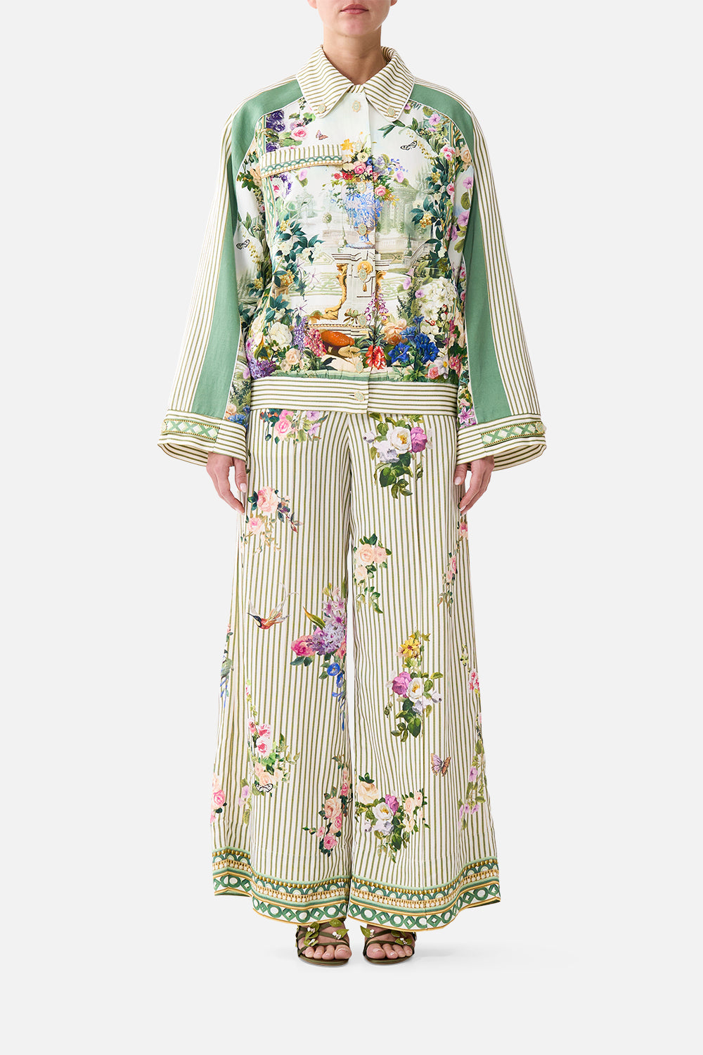 The CAMILLA BOXY BUTTON FRONT JACKET WITH POCKET DETAIL ART FOR THE EMPRESSART FOR THE EMPRESS