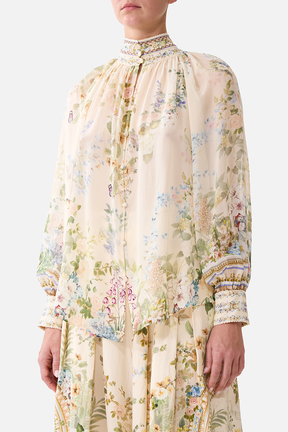 The CAMILLA RAGLAN BUTTON UP SHIRT MIDSUMMER MASTERPIECE