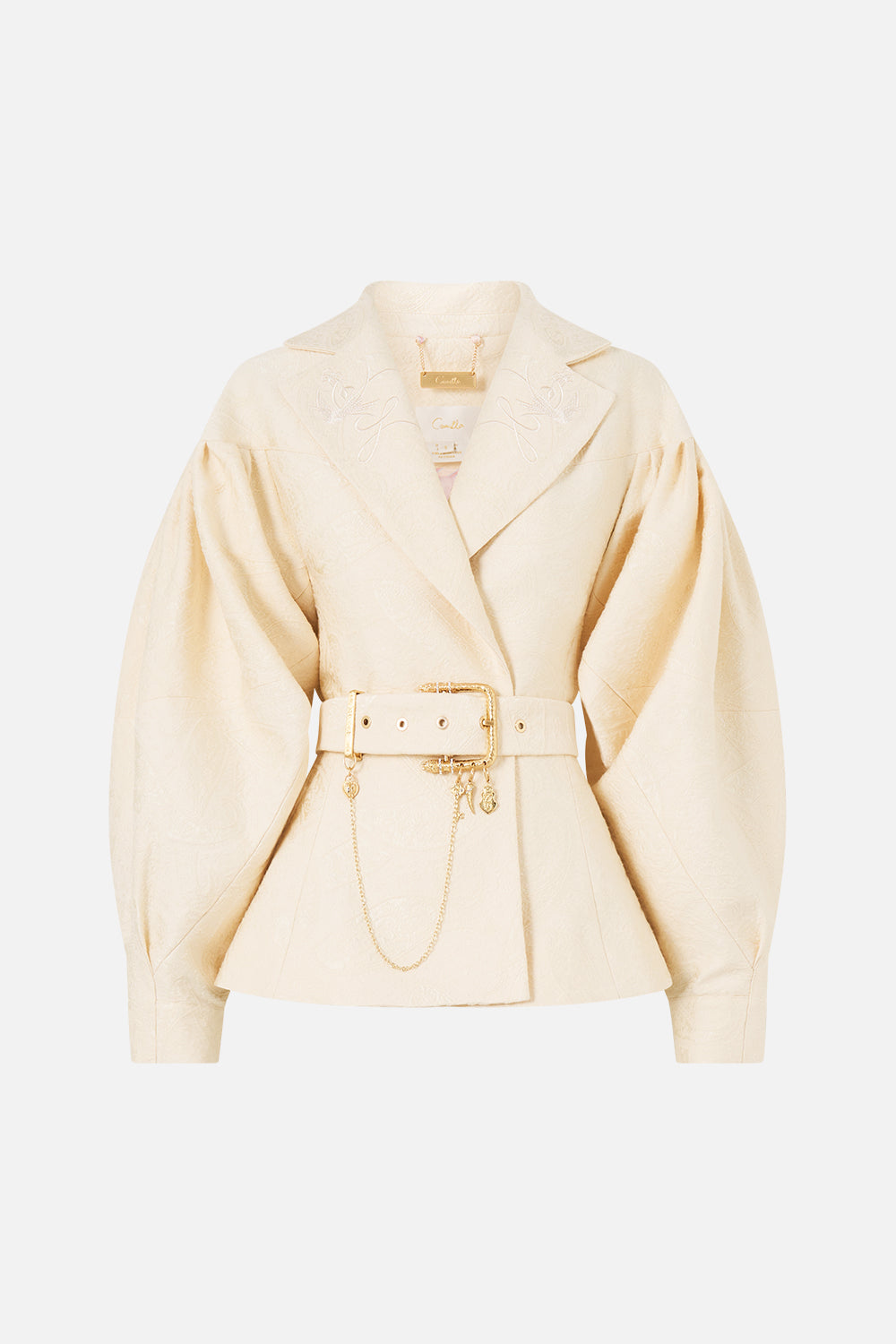 The CAMILLA COLLARED JACKET WITH BELT MIDSUMMER MASTERPIECE